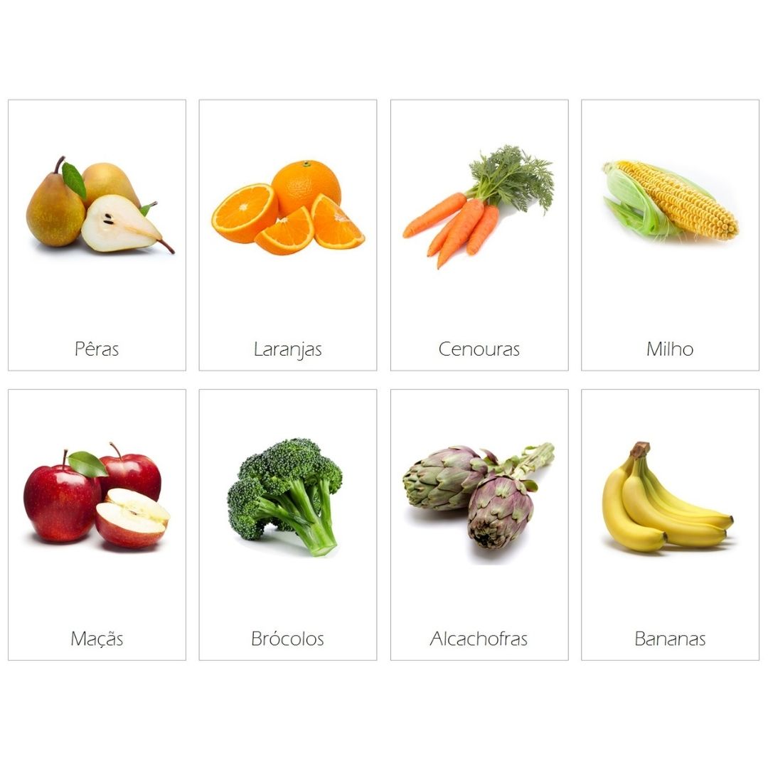 Cartões de Frutas e Verduras - Download – Casa Capaz, image size:1080x1080