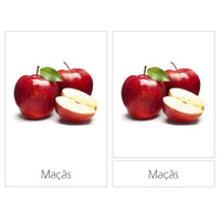Cartões de Frutas e Verduras - Download