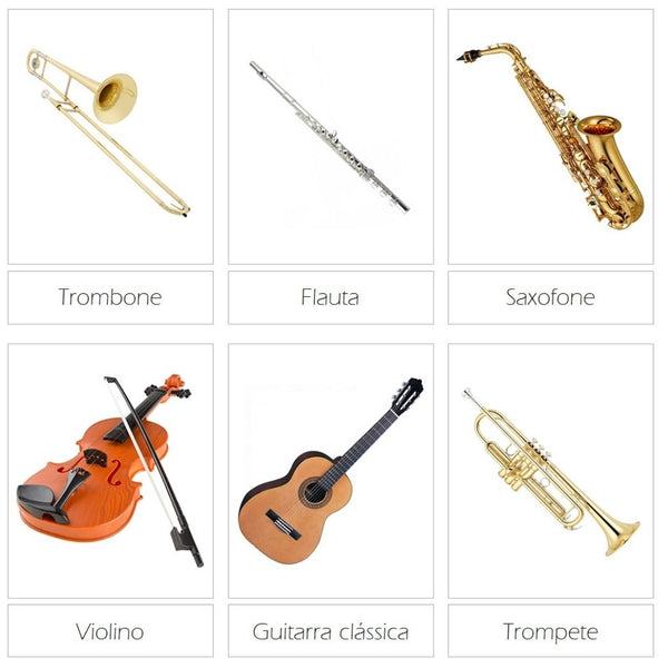 Cartões Instrumentos Musicais - Download