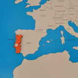 Mapa da Europa - Folha de identificação