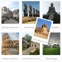 Cartões Monumentos do Mundo - Download