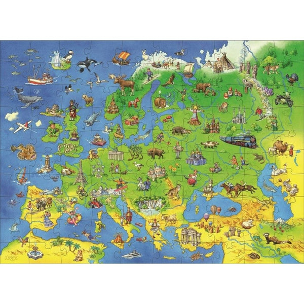 Puzzle Europa (100 peças)