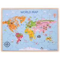 Puzzle do Mapa do Mundo